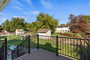 New Deck made with durable composite material.