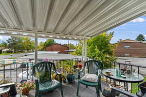 Unit 1 View of balcony