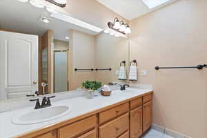 Primary Bath with double sinks