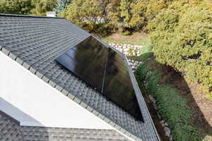 Entry to storm shelter