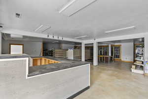 View of below grade area