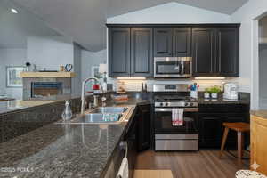 Virtually staged kitchen