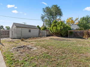 Fully fenced yard