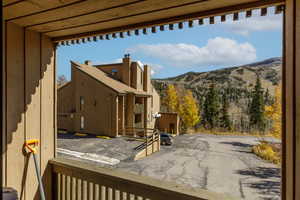 Captivating views out the balcony