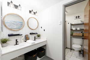 Updated double vanity