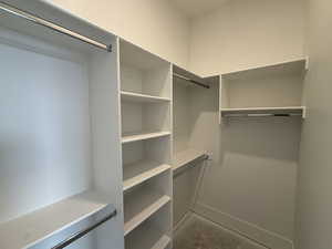 View of spacious closet