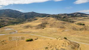 View of mountain background