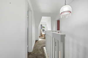 Hallway to Laundry Room and Bathroom on Upstairs Bedroom Level