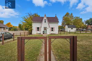 Fenced Front Yard