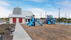 View of community playground