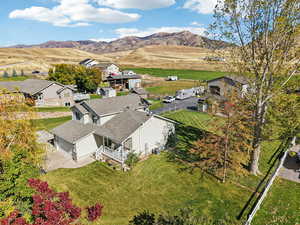 Aerial view of mountains