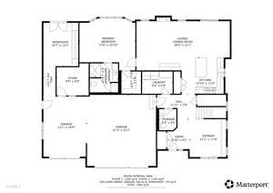 View of home floor plan - level 1