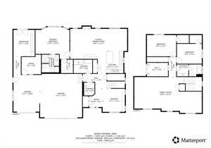 View of home floor plan - both levels