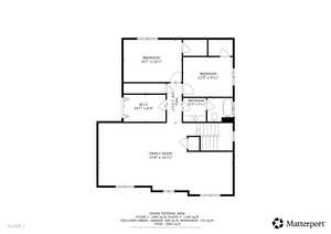 View of home floor plan - level 2