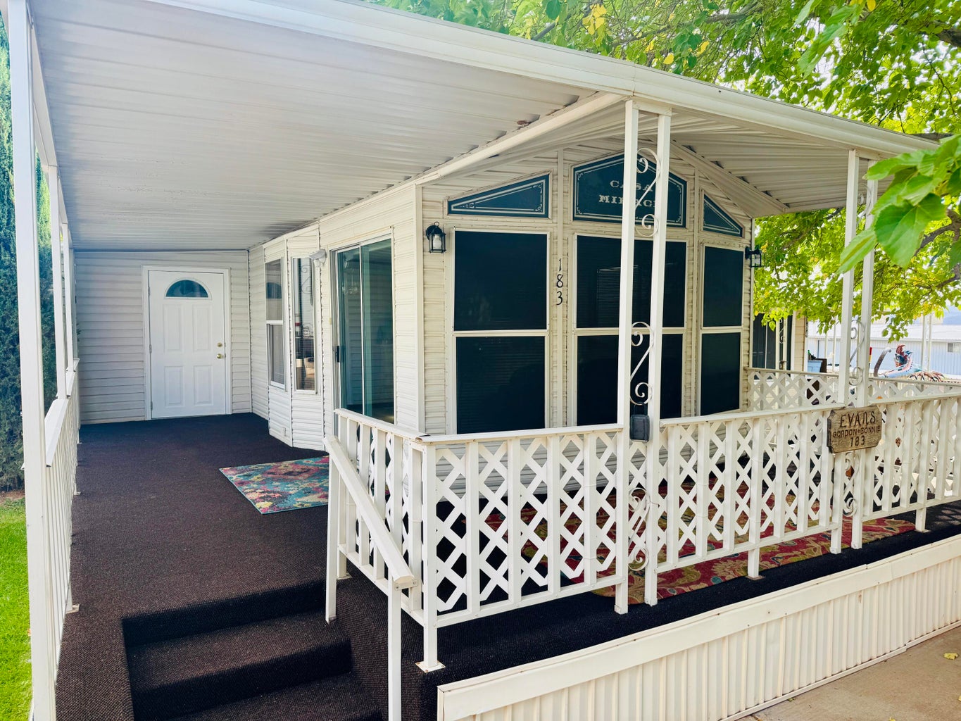View of patio