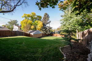 Oversized backyard to accommodate any number of outdoor activities.