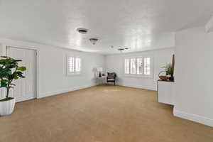 Another view of family room down.