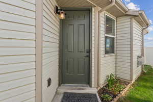 Entrance to property