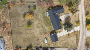 Aerial view of property and surrounding area