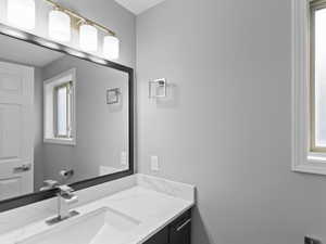 Main floor half bath