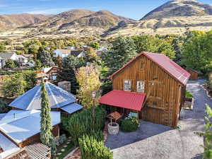 View of mountain background