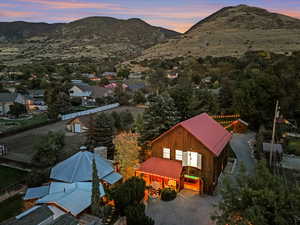View of mountain backdrop
