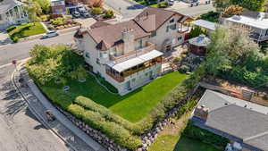 Aerial view of home