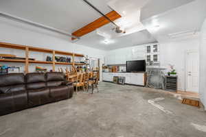 Garage bays 1 & 2 with a garage door opener