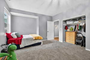 Oversized second bedroom (both crib and queen bed are in here)