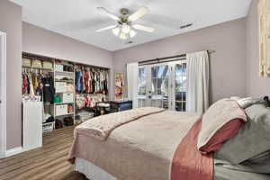 Primary bedroom with ensuite and walkout