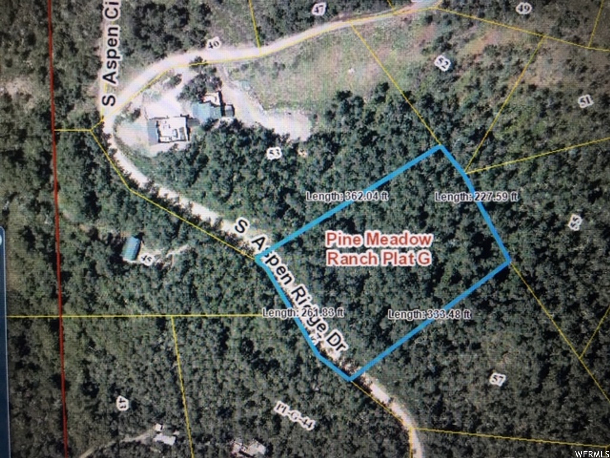 Map of property location featuring property boundaries highlighted