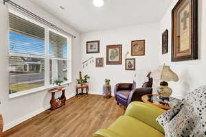 Flex room could be used as an office, den, formal living room, or 3rd bedroom