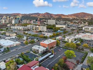 View of urban area featuring a mountainous background