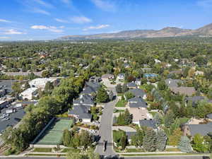 View of property location with a mountainous background and nearby suburban area