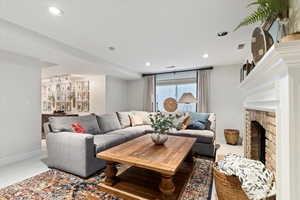 Lower-level family Room