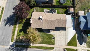View from above of property