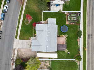 View from above of property