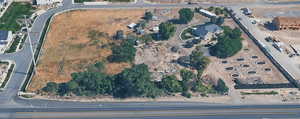 Aerial overview of property's location
