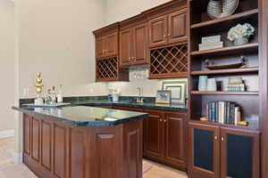 Beautiful wet bar in great room