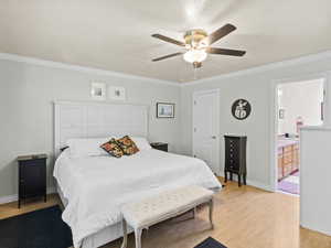 Primary bedroom with en-suite bath.