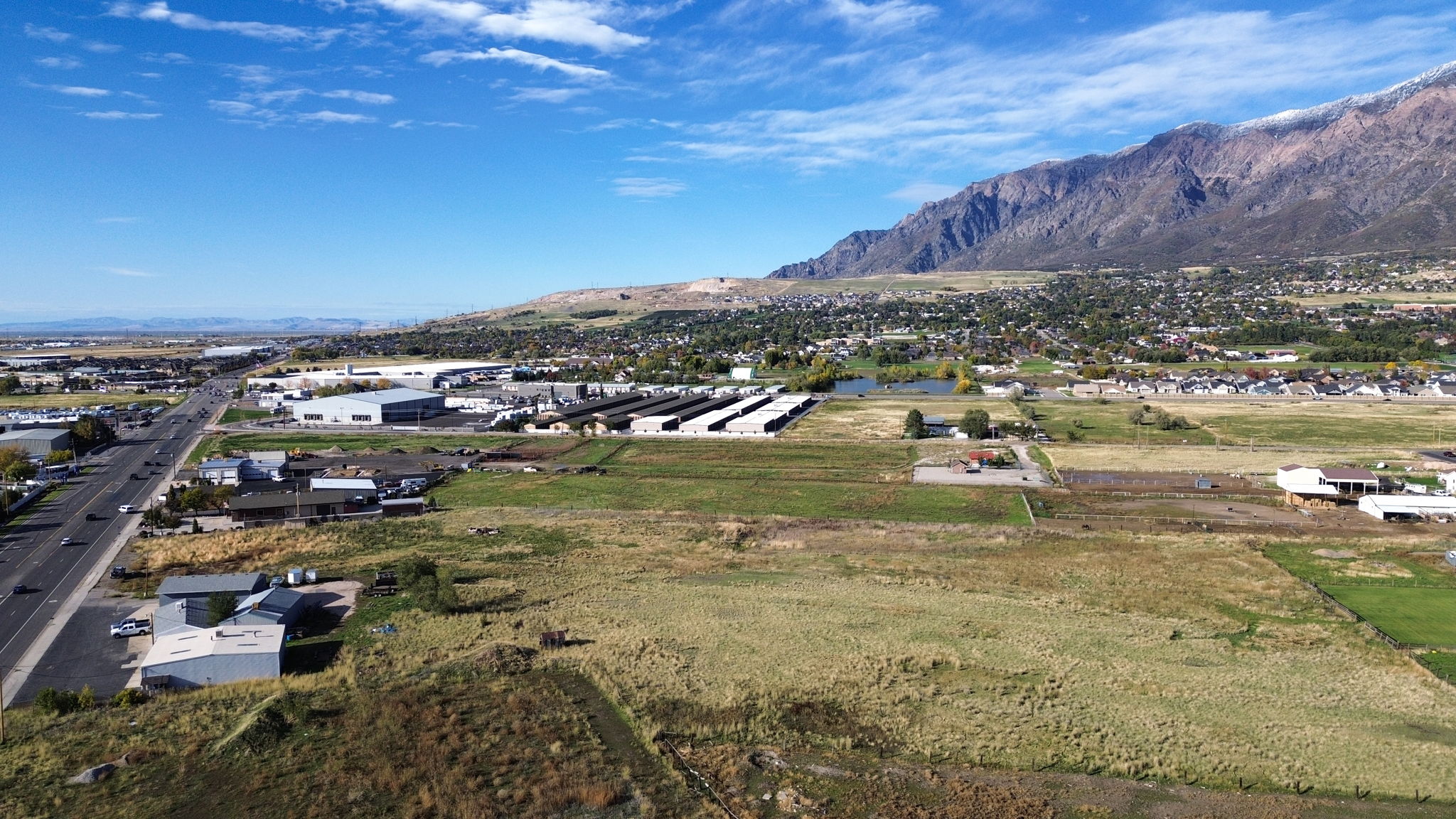 Bird's eye view of mountains