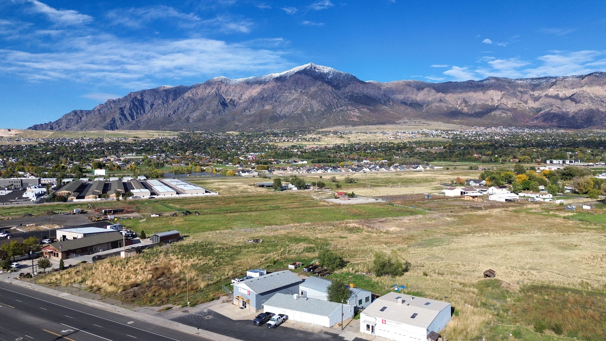 View of mountain background