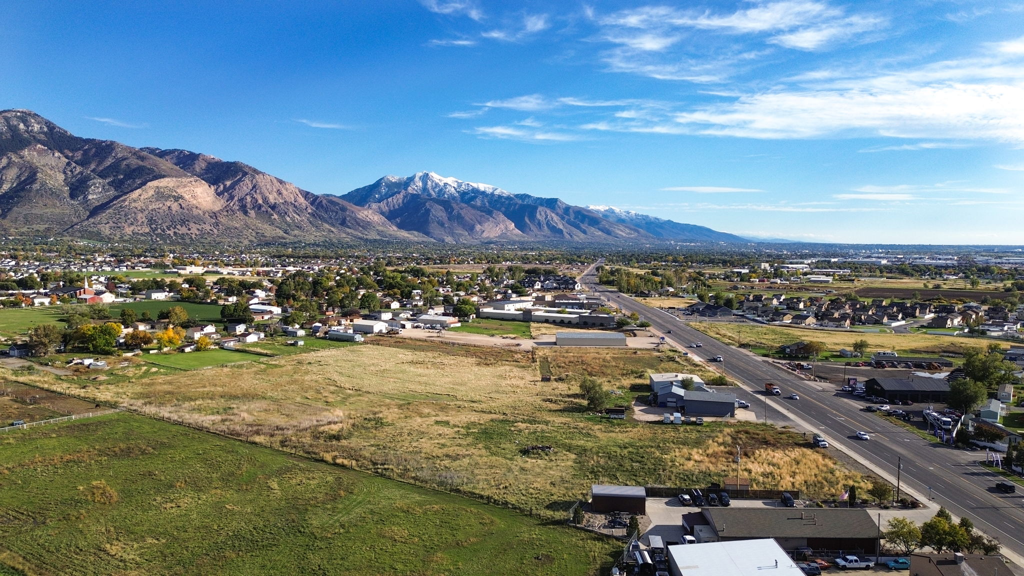 View of mountain backdrop