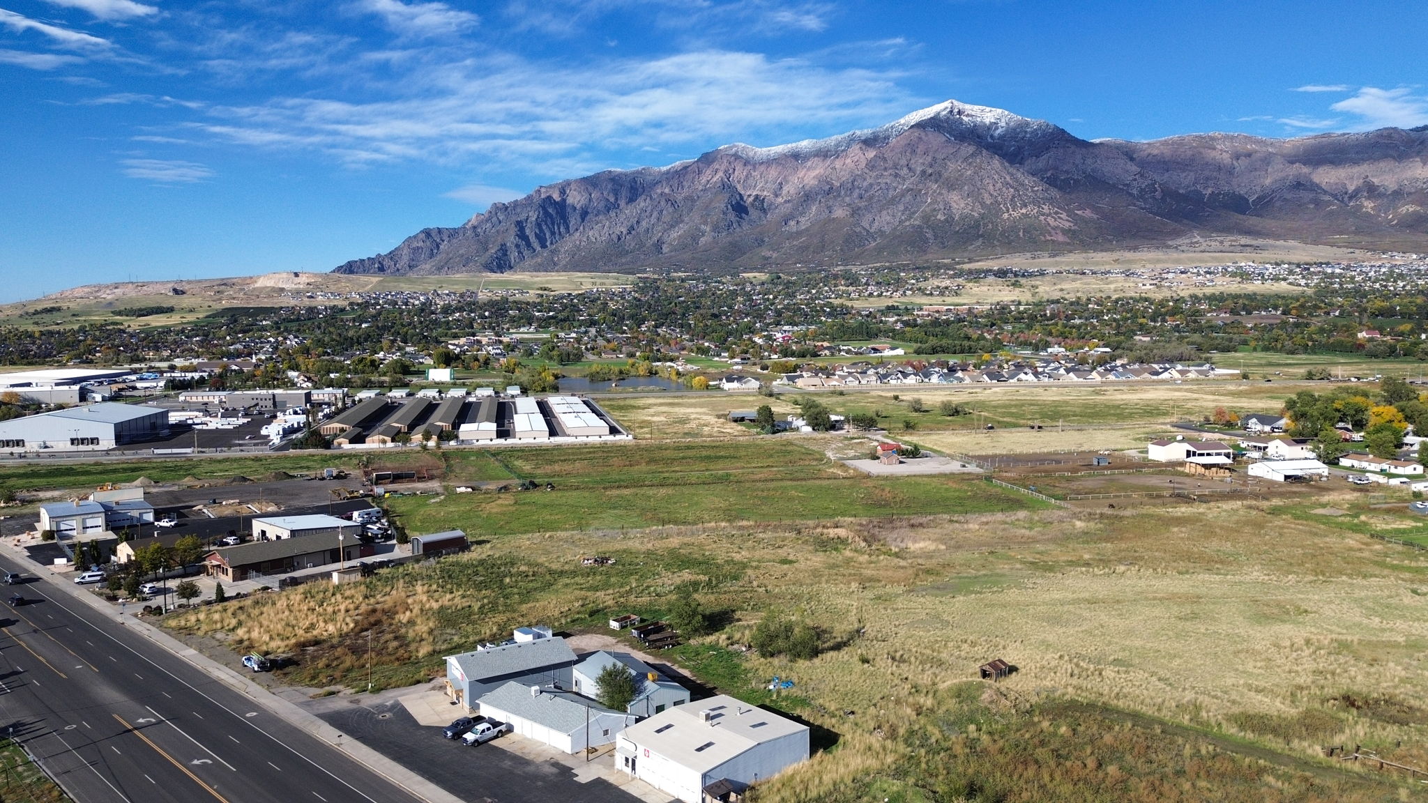 View of mountain background