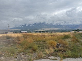 View of mountain background