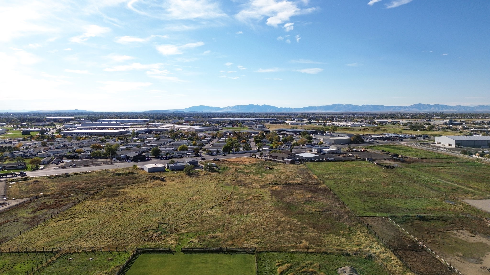 Drone / aerial view of mountains