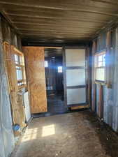 Interior of Storage Container