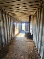 Interior of Storage Container