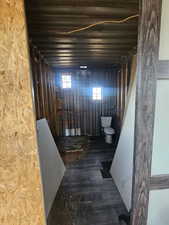 Interior of Storage Container