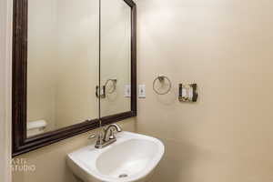 Bathroom with a sink